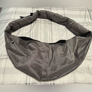 Retro Pug Gray Pet Sling Carrier (for dogs up to 20lbs)